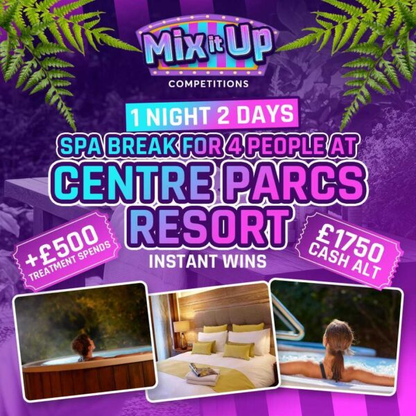 SPA BREAK FOR 4 PEOPLE (PLUS INSTANT WINS)