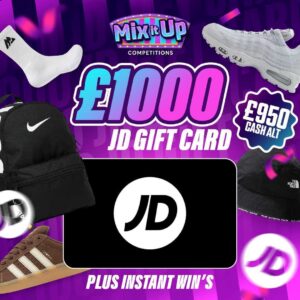 £1000 JD SPORT'S GIFT CARD
