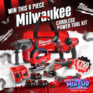 6 PIECE MILWAUKEE CORDLESS POWER TOOL KIT