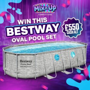 18FT OVAL SWIMMING POOL SET