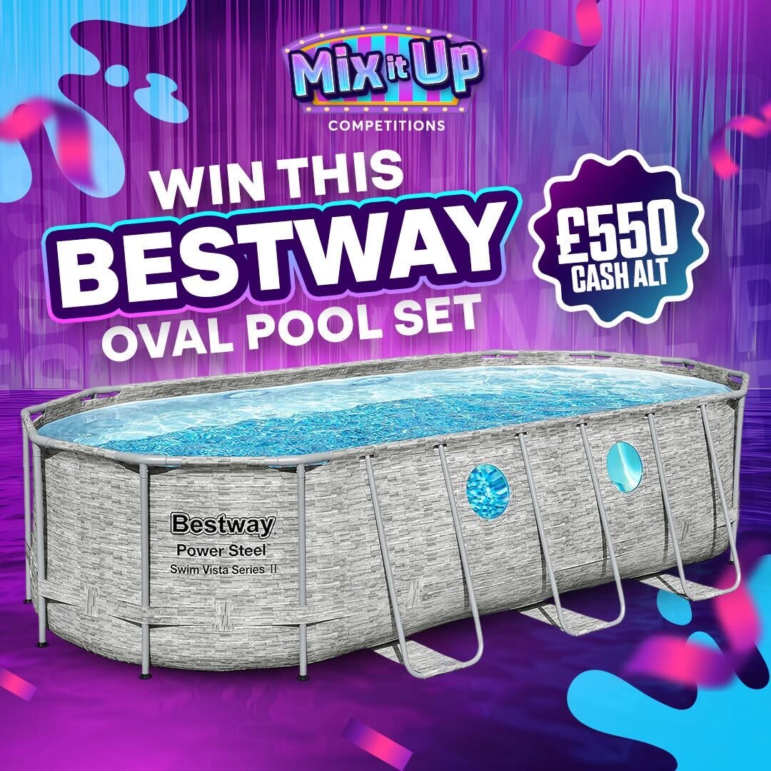18FT OVAL SWIMMING POOL SET