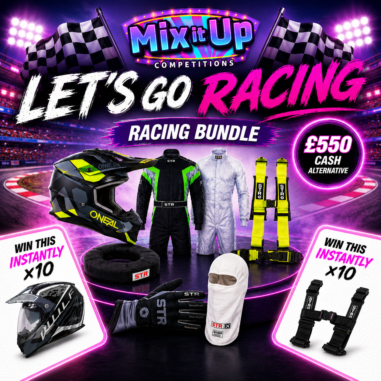 LET'S GO RACING 🏁 RACE WEAR BUNDLE OR £550 CASH